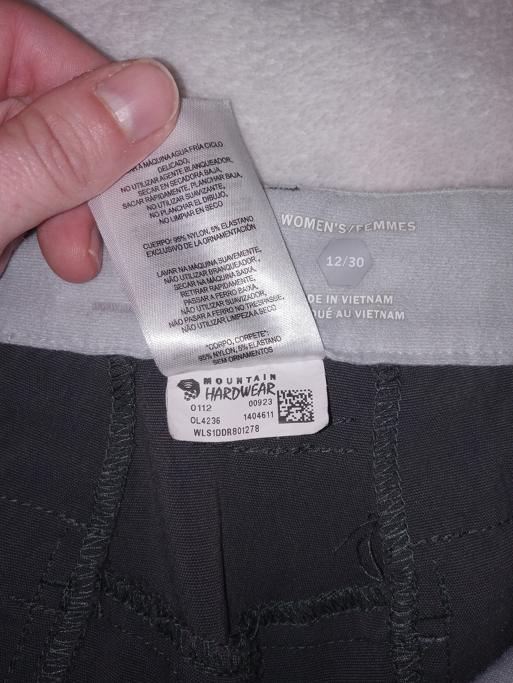 Mountain Hardwear Womens Hiking Pants 12/30  Stretch Nylon Trail Gorpcore - Picture 8 of 12